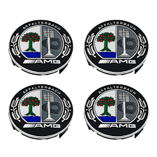 4pcs 75MM Mercedes Centre Caps Affalterbach