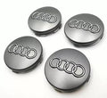 Audi 60mm Grey Centre Caps 4B0601170