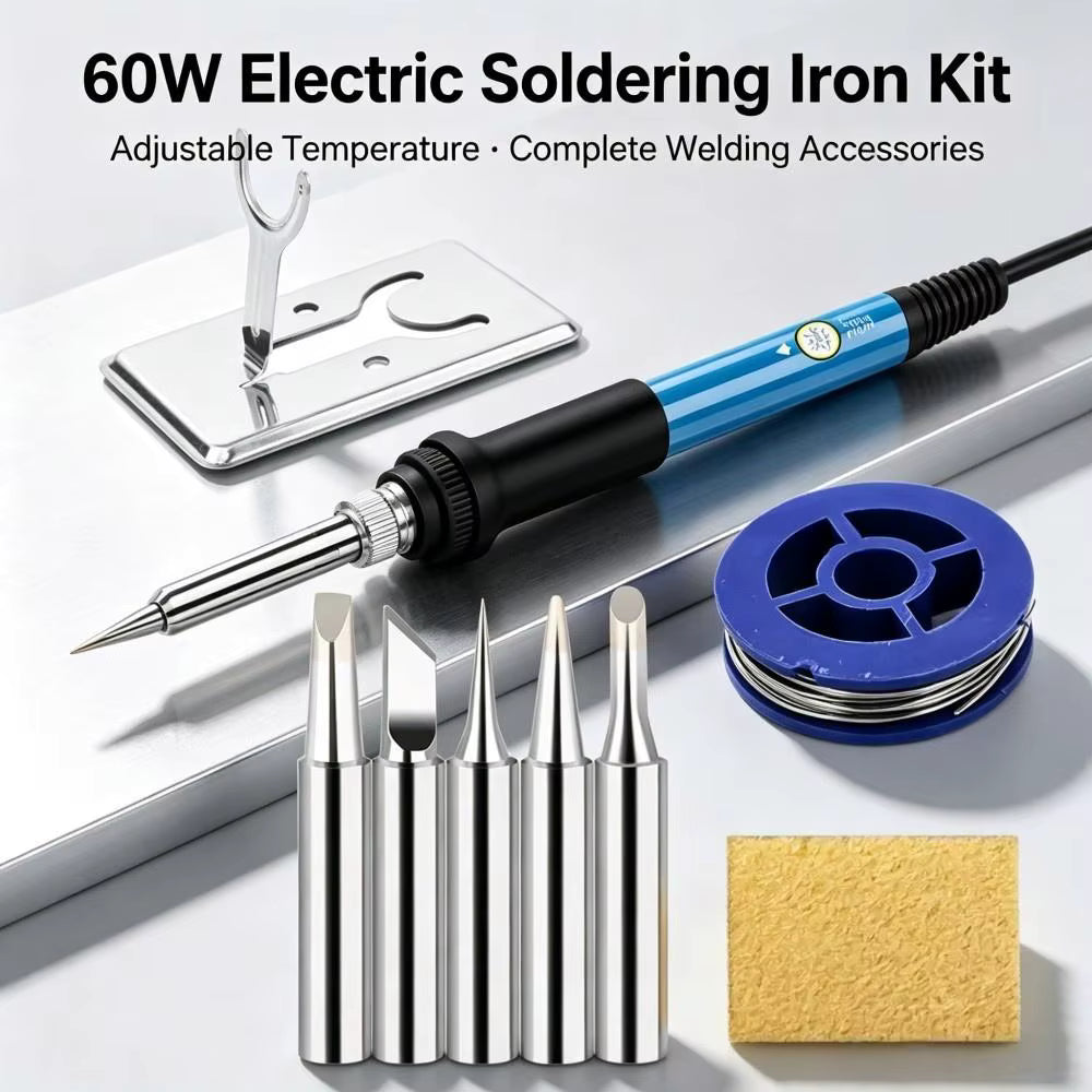 60W Adjustable Temperature Electric Soldering Iron