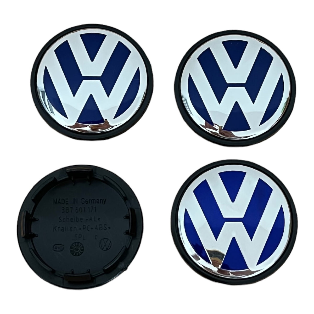 4pcs 65mm VW Volkswagen Centre Cap  3B7601171