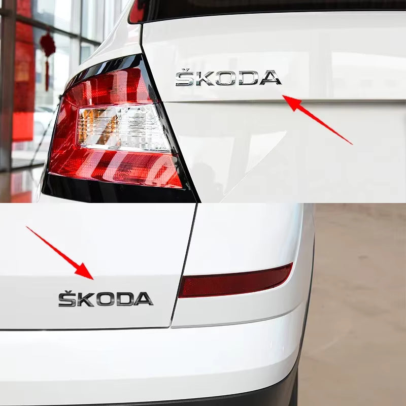 Skoda Letters Badge