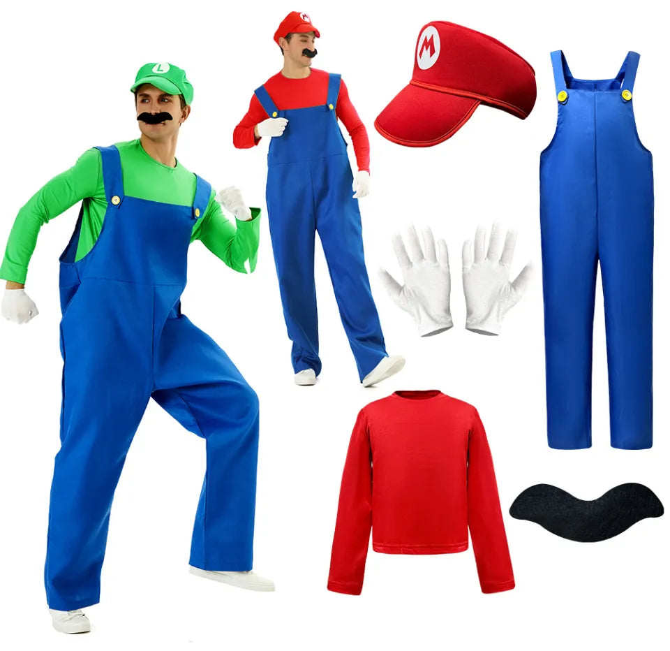 Super Mario Bros Brothers Costume