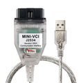 MINI VCI TIS Techstream V18.00.008 FTDI FT232RL Car J2534 Diagnostic Tool