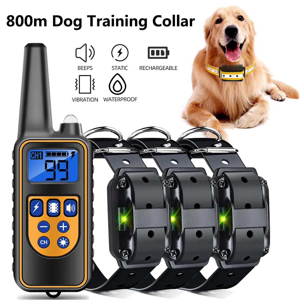 Dog Training Collar Rechargeable Shock Vibration