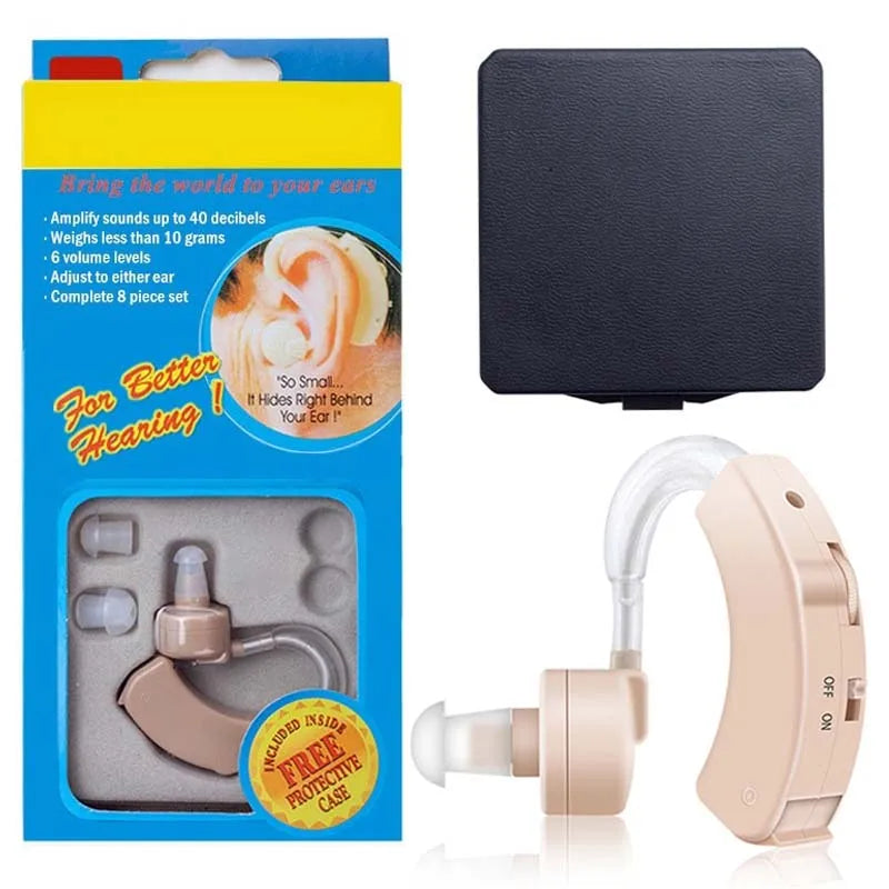 Mini Hearing Aid Adjustable Tone Ear Sound Amplifier