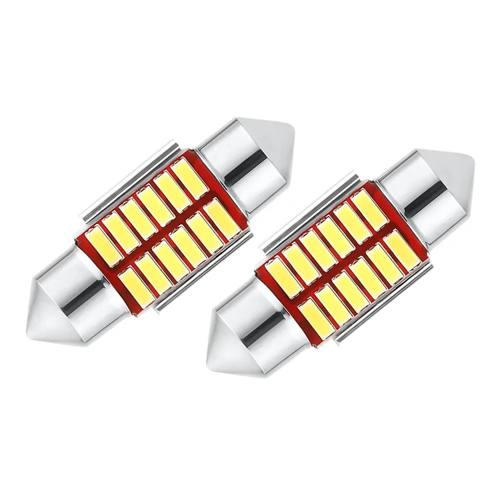 2x Festoon C5W 239 CANBUS NO Error 4014 12 SMD LED
