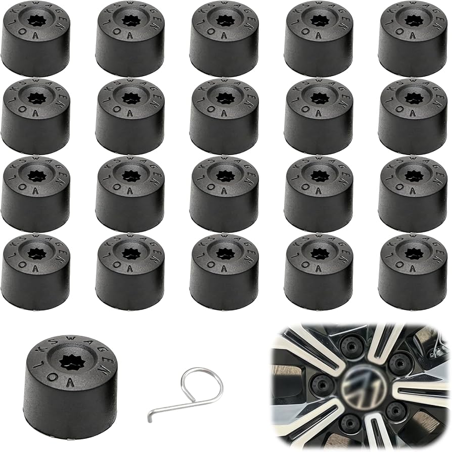20Pcs 17mm VW Car Wheel Nut Cover