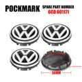 4pcs 56mm VW Volkswagen Centre Cap  6CD 601171