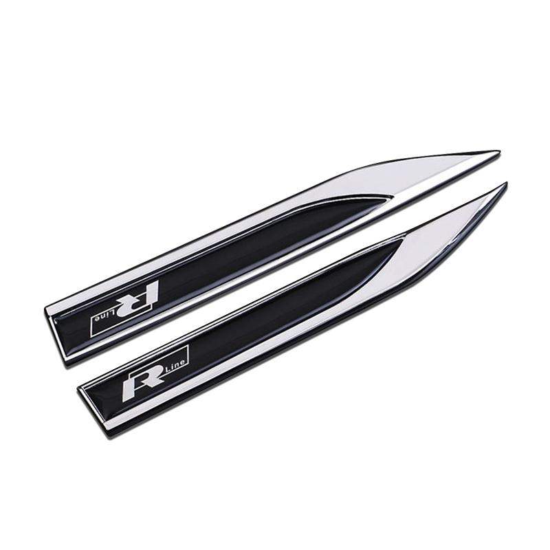 2pcs Rline Side Badges