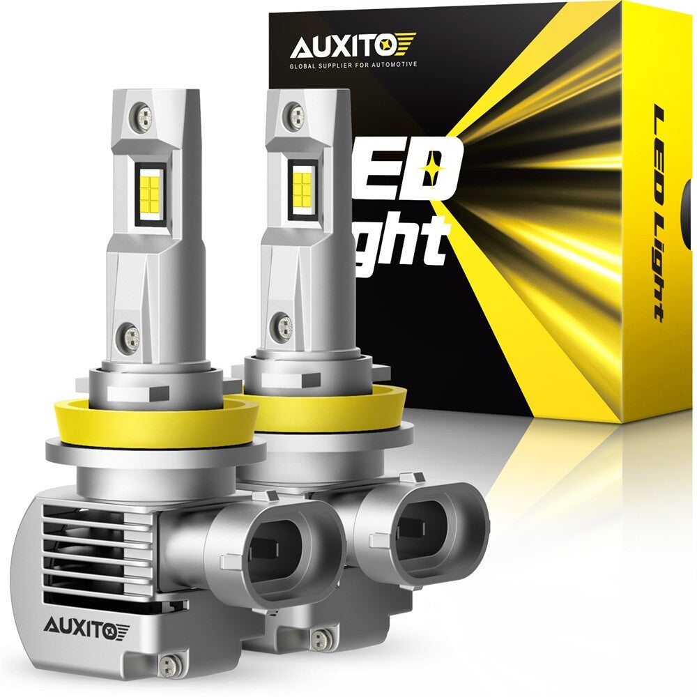 AUXITO 2Pcs Canbus LED Headlight Bulb H8 H9 H11 H16(jp) 22000LM