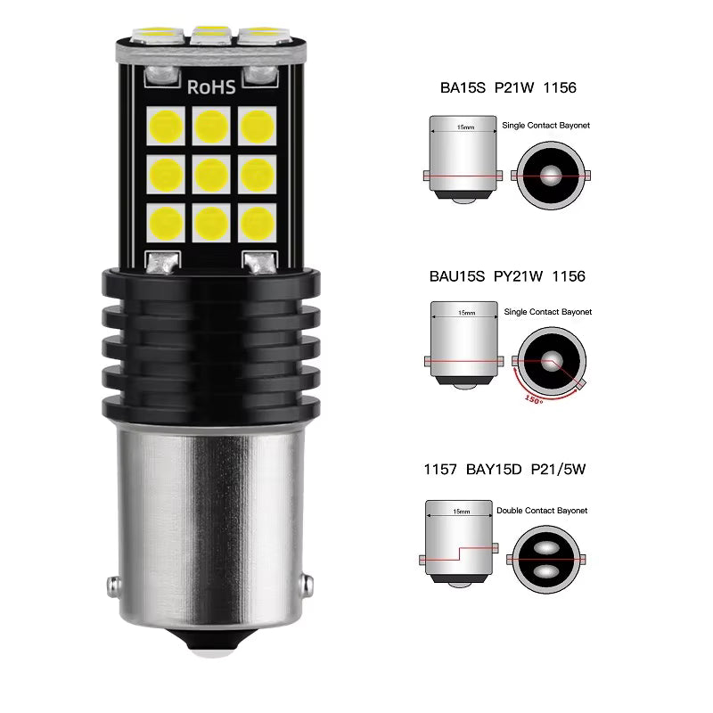 Py21w P21w P21/5w 1156 1157 LED Bulb 3030SMD