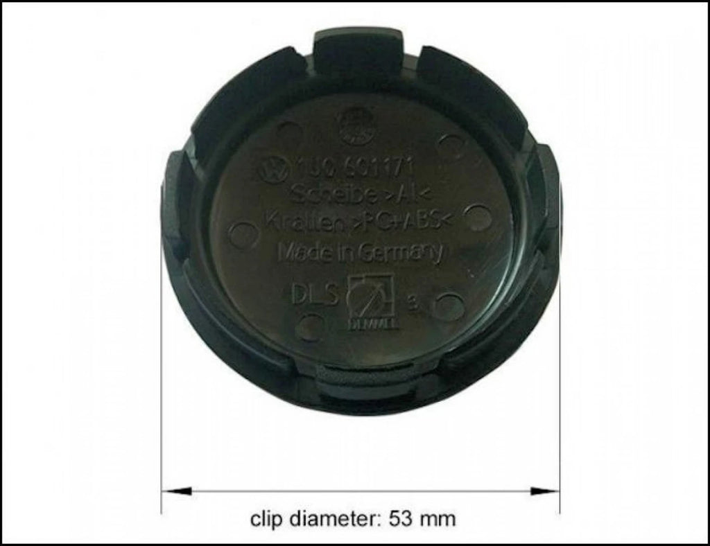 4pcs 56mm VW Volkswagen Centre Cap  1J0601171