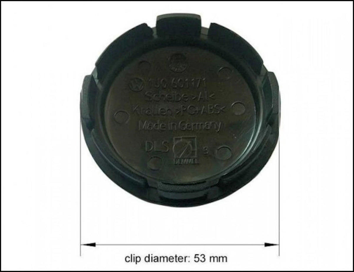 4pcs 56mm VW Volkswagen Centre Cap  1J0601171