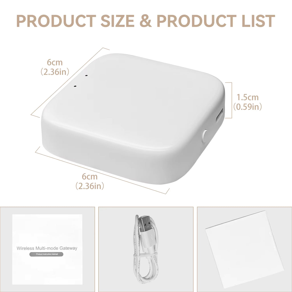 Gateway Tuya Devices Bluetooth Wired Smart Hub Smart Life Products Home Control Panel Compatible with Alexa