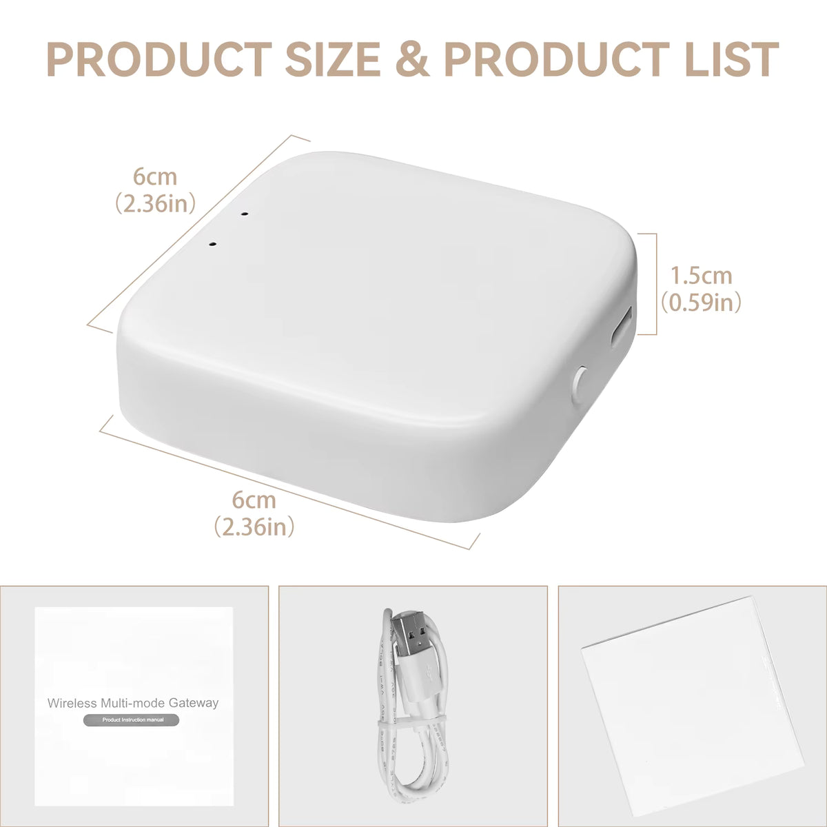 Gateway Tuya Devices Bluetooth Wired Smart Hub Smart Life Products Home Control Panel Compatible with Alexa