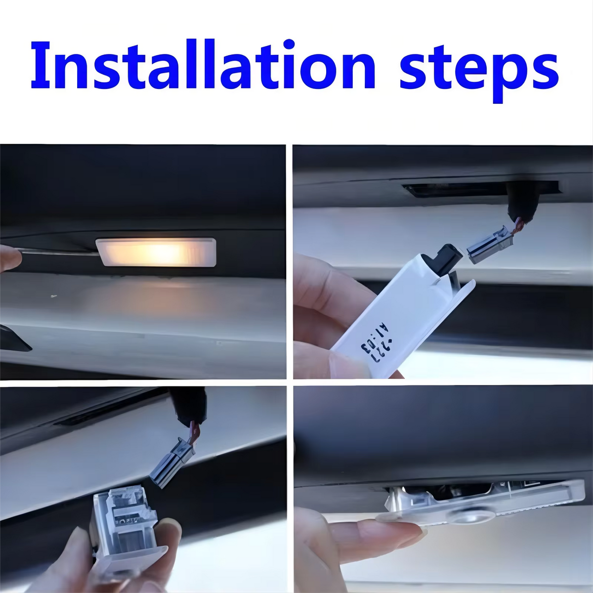 2pcs Car Door Welcome Light Led Projector Lamp For AUDI