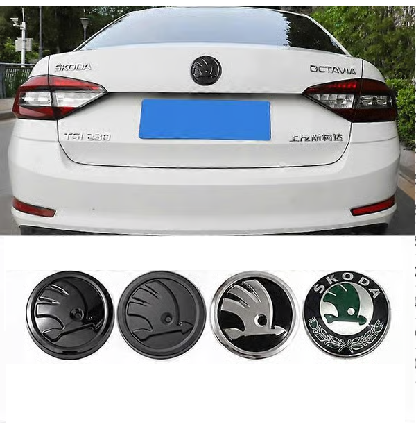 Skoda 90mm 80mm Badge